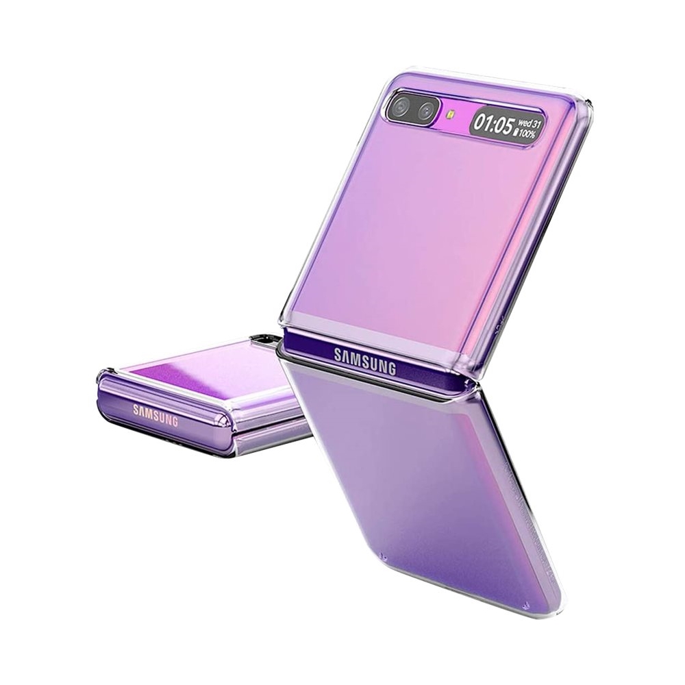  BOOLAKOS for Samsung Galaxy Z Flip 5 Case, Clear Slim