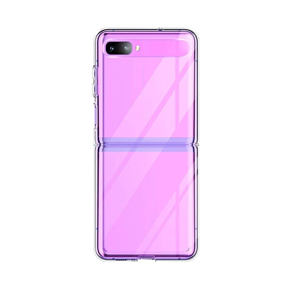 Alt View 14. SaharaCase - Crystal Series Skin Case for Samsung Galaxy Z Flip and Z Flip 5G - Clear.