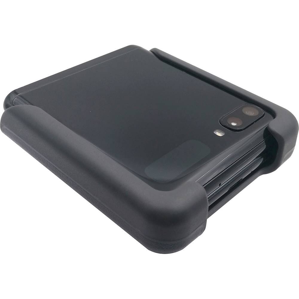 Angle. SaharaCase - Belt Clip for Samsung Galaxy Z Flip and Z Flip 5G - Black.