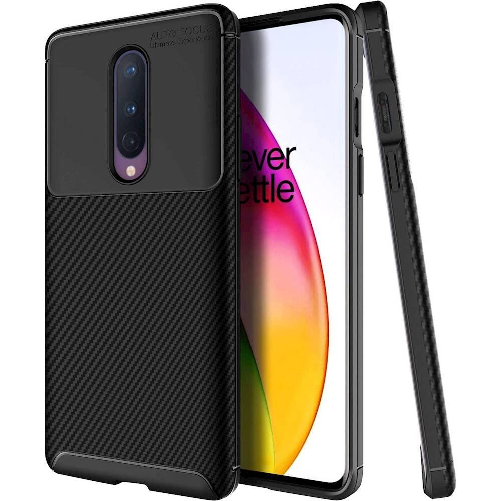 Alt View 12. SaharaCase - Prestige Series Case for OnePlus 8 - Black.