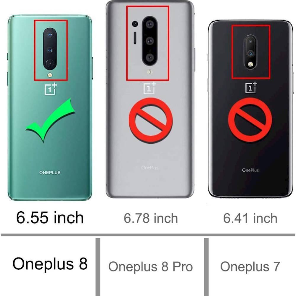 Alt View 16. SaharaCase - Prestige Series Case for OnePlus 8 - Black.