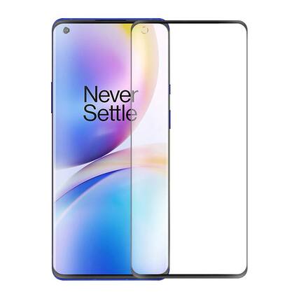 Angle. SaharaCase - ZeroDamage Tempered Glass (9H) Screen Protector for OnePlus 8 - Clear.