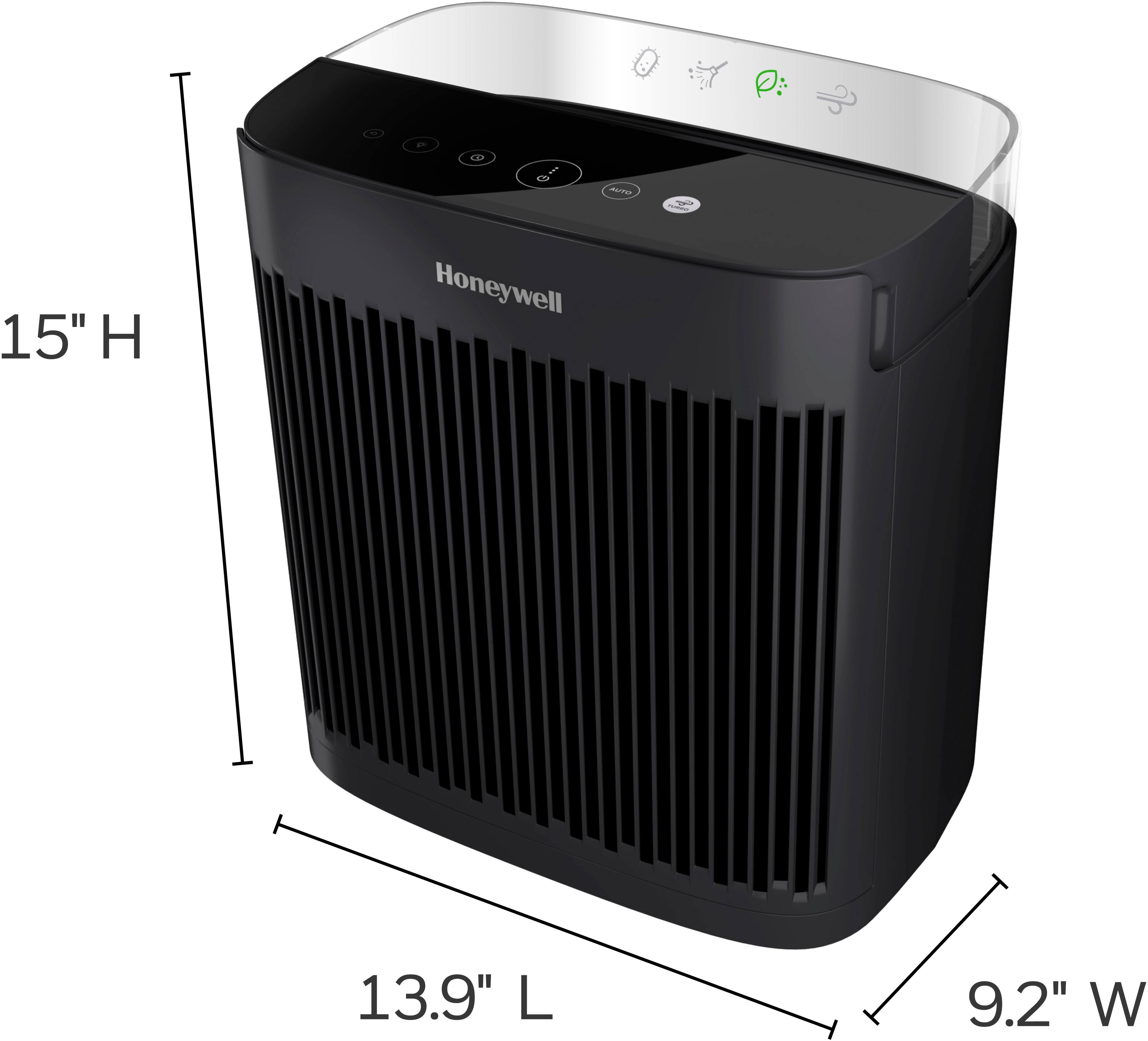 Alt View 18. Honeywell - InSight HEPA Air Purifier, Medium-Large Rooms (190 sq.ft) - Black.