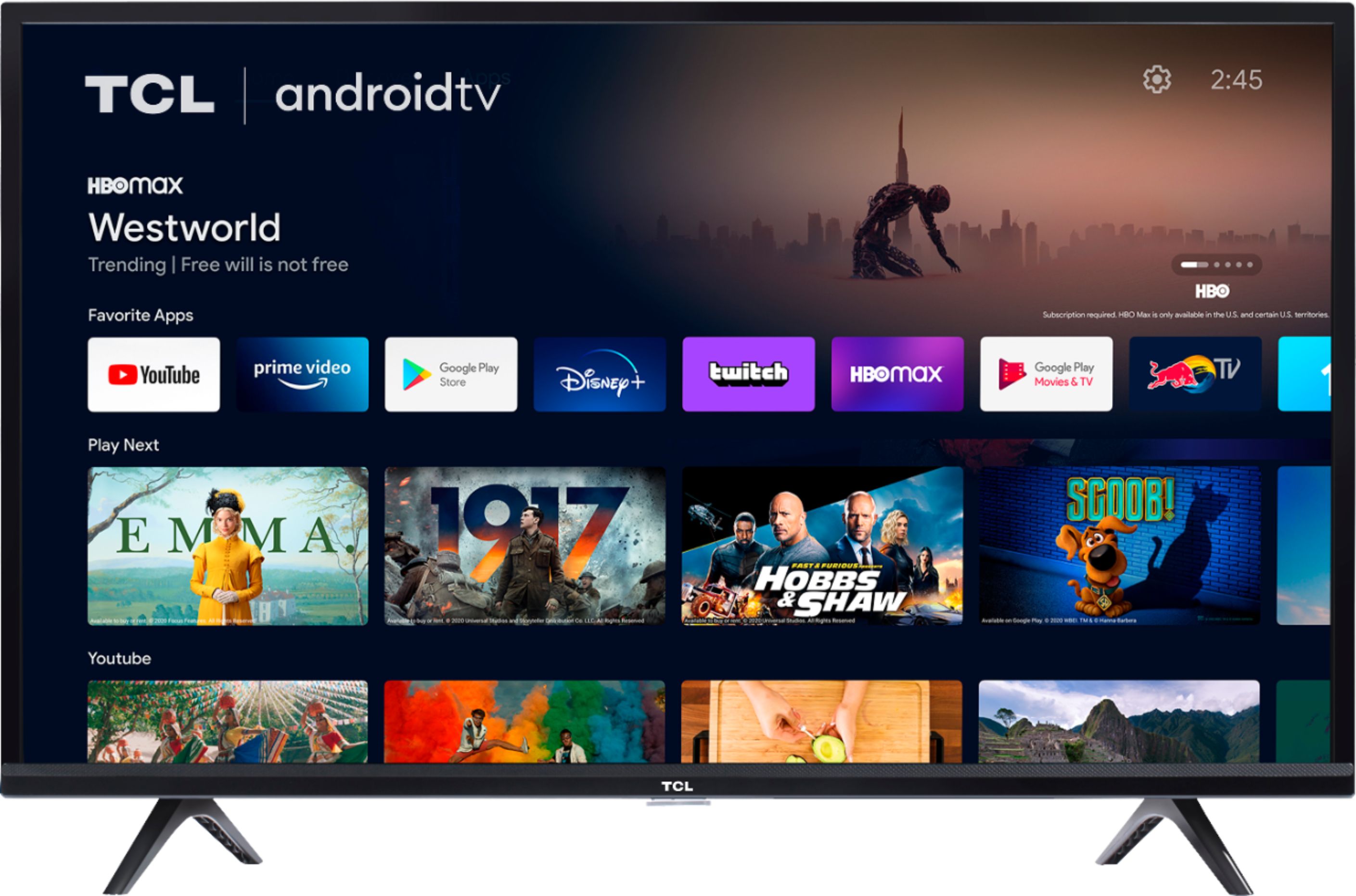 店舗割引 32S515 TCL HD TV) (Android TV Smart テレビ