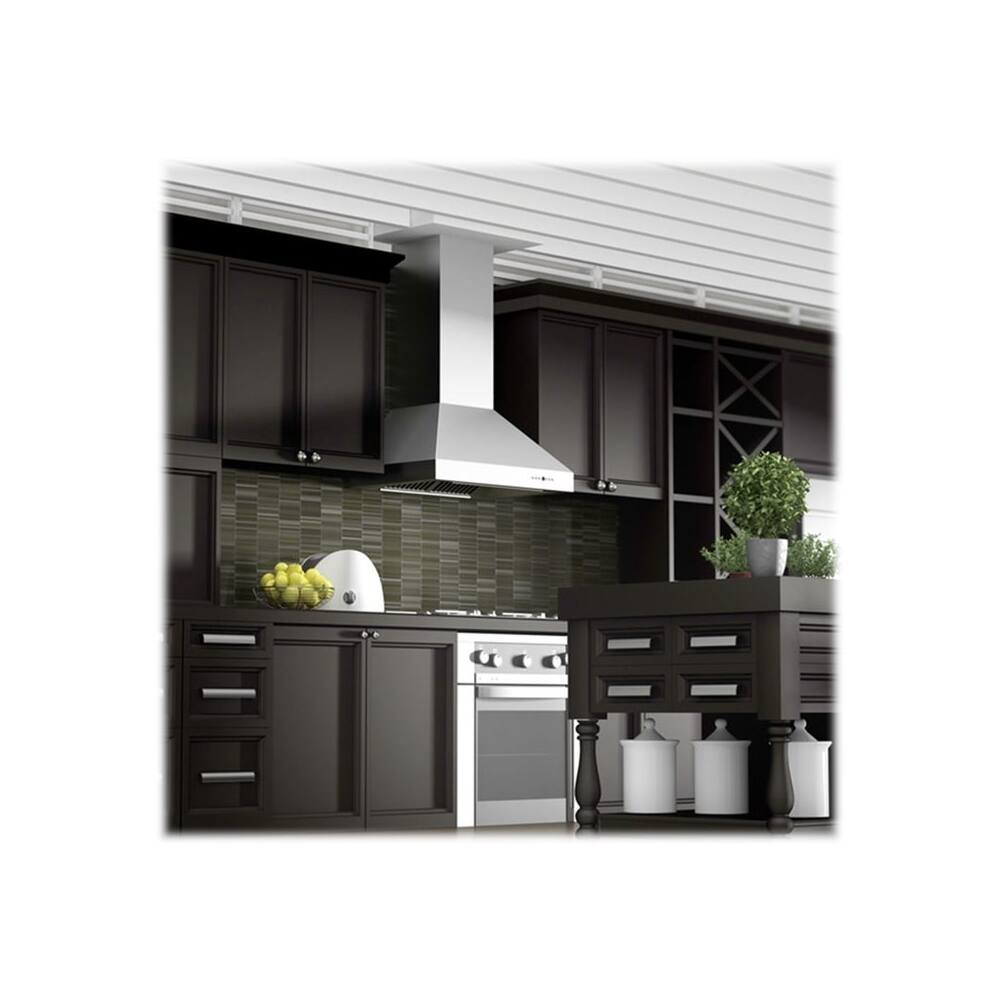 Alt View 12. ZLINE - Professional 60" Externally Vented Range Hood - Stainless Steel.