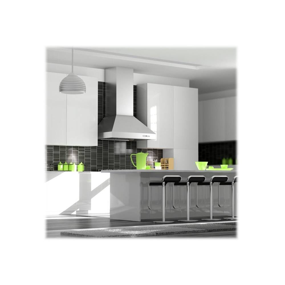 Alt View 13. ZLINE - Professional 60" Externally Vented Range Hood - Stainless Steel.