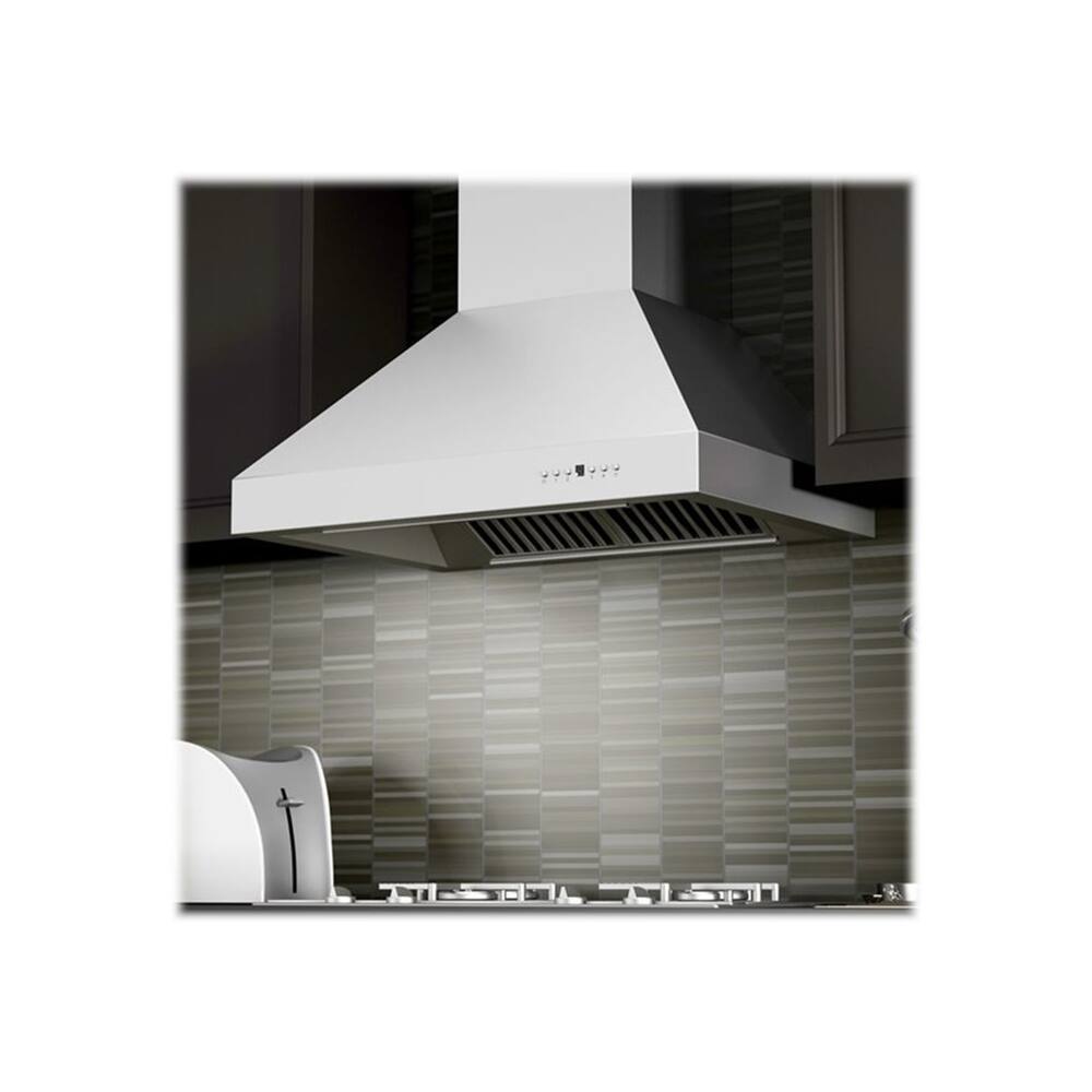 Alt View 14. ZLINE - Professional 60" Externally Vented Range Hood - Stainless Steel.