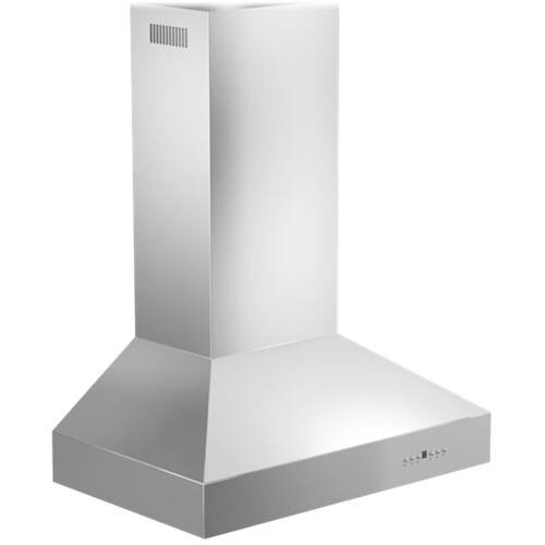 Left View: ZLINE - Professional 60" Externally Vented Range Hood - Stainless steel