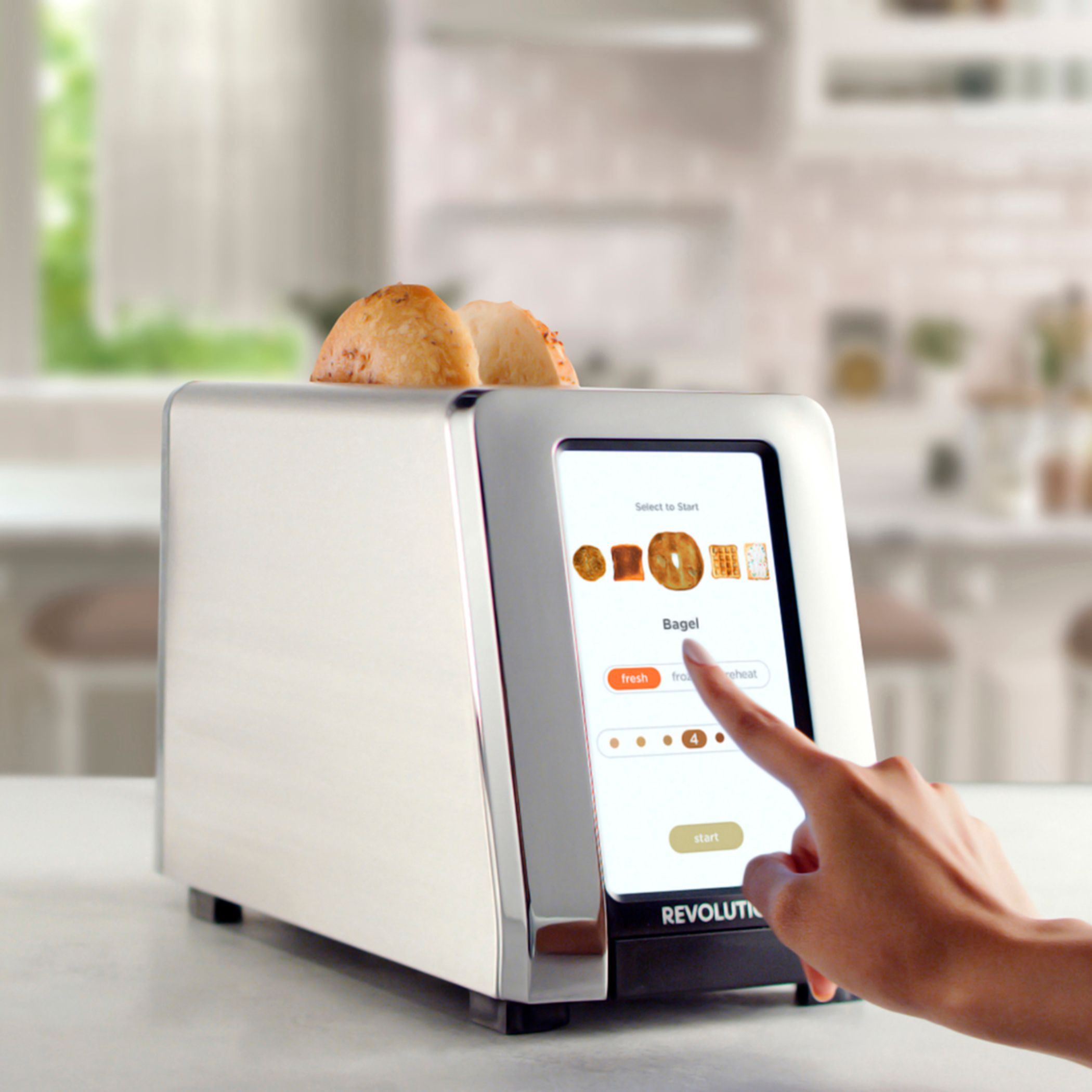 Bella Pro Series 4-Slice Digital Touchscreen Toaster  - Best Buy
