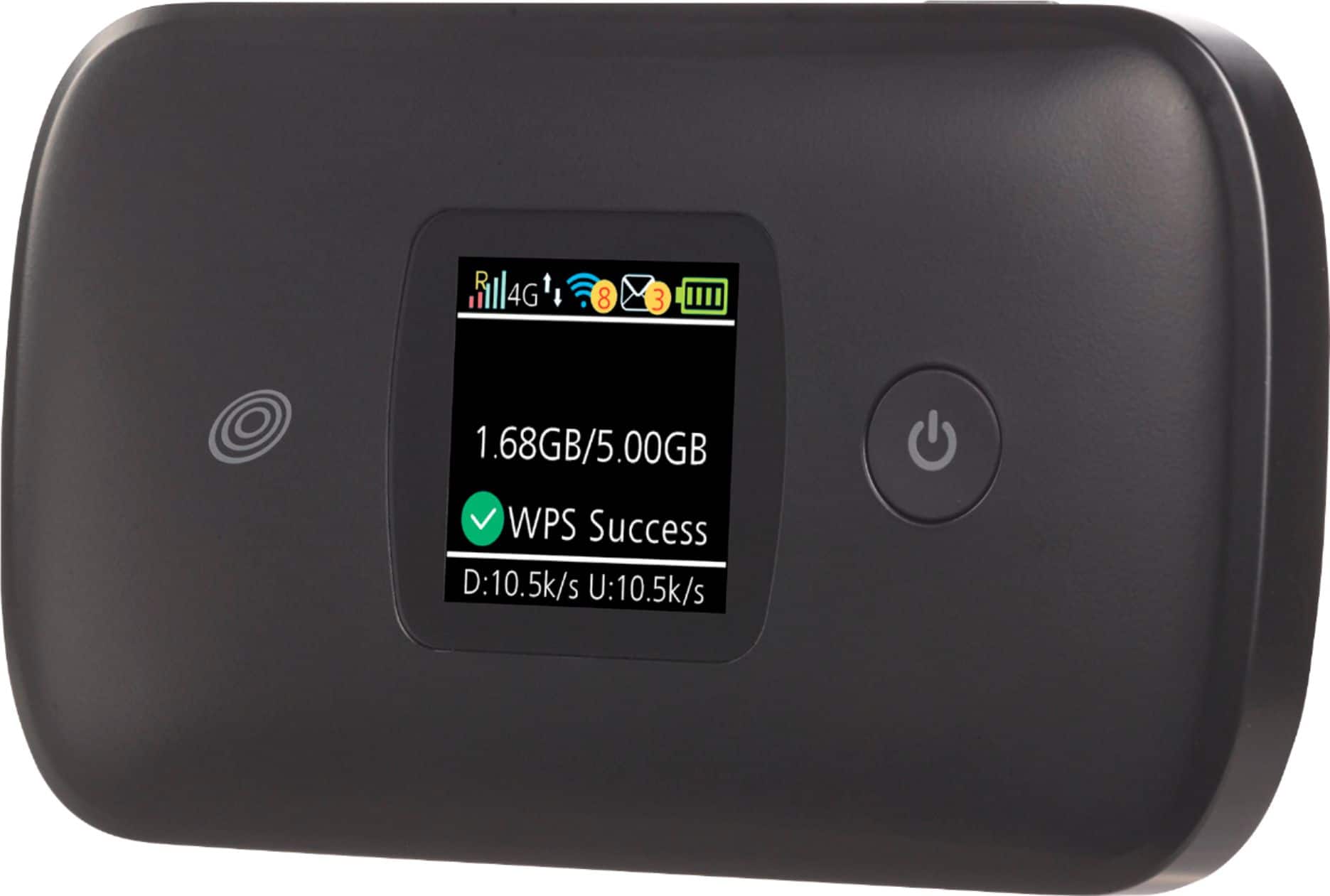 Angle. Simple Mobile - Moxee 4G No-Contract Mobile Hotspot - Black.