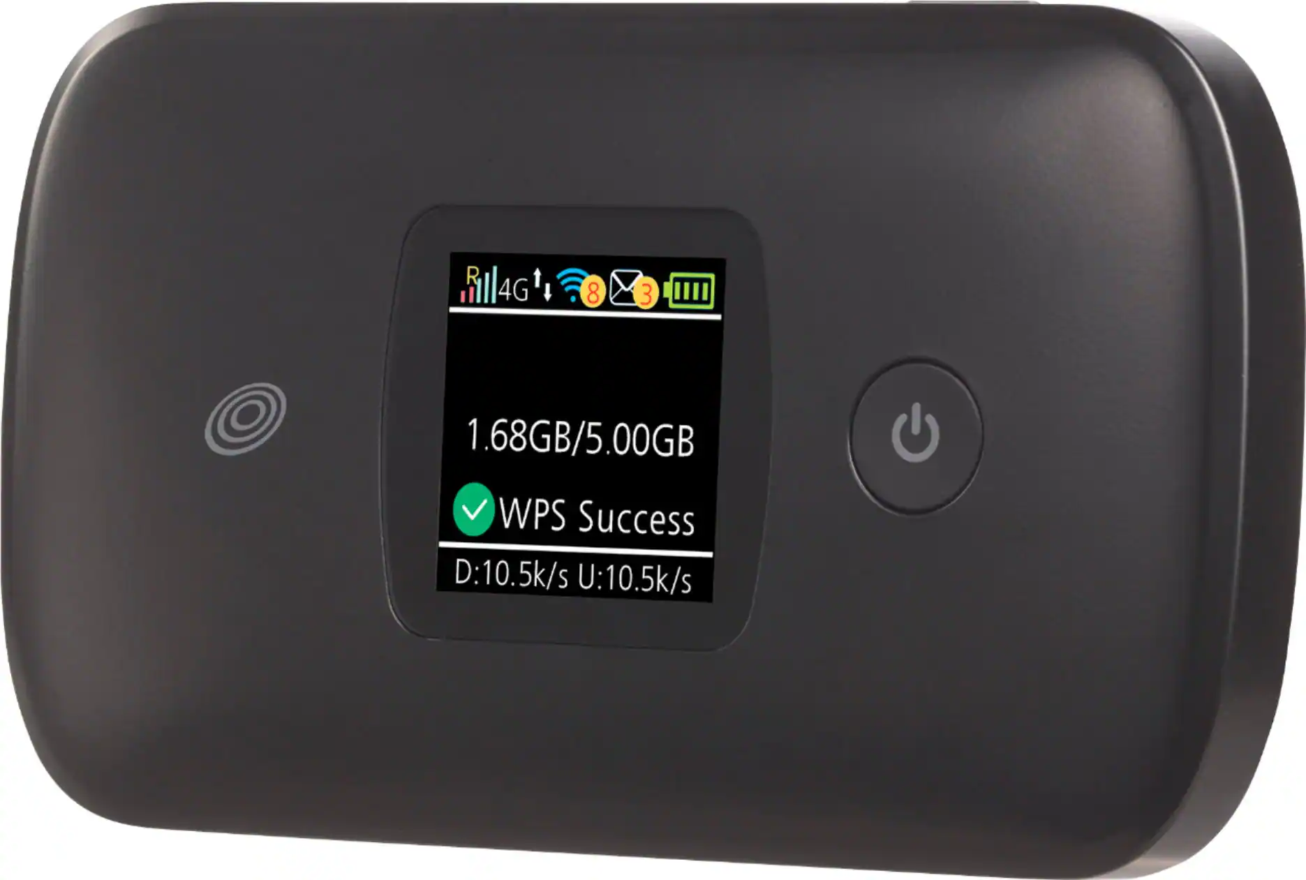 Angle. Simple Mobile - Moxee 4G No-Contract Mobile Hotspot - Black.