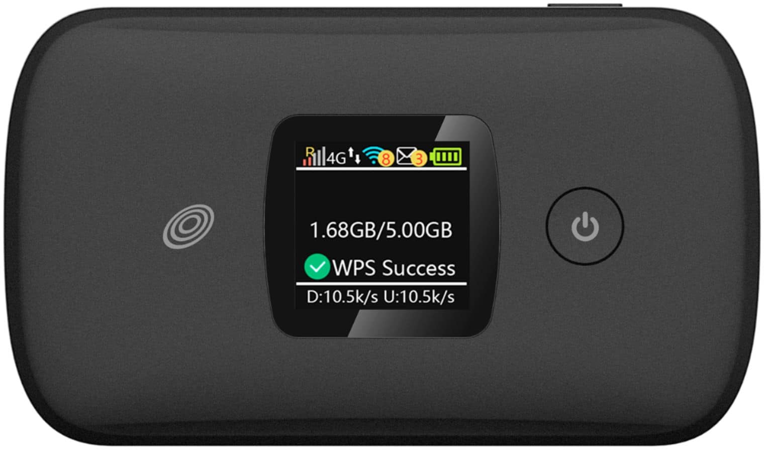 Alt View 11. Simple Mobile - Moxee 4G No-Contract Mobile Hotspot - Black.