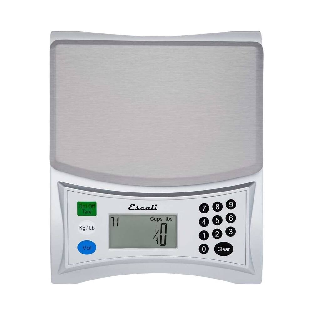 Alt View 11. Escali - Kitchen Scale - Stainless Steel.