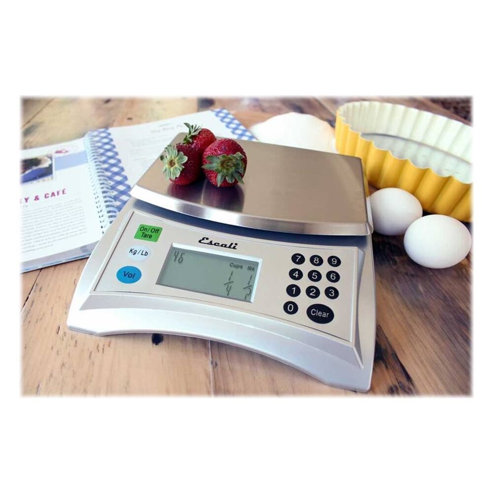 Alt View 12. Escali - Kitchen Scale - Stainless Steel.
