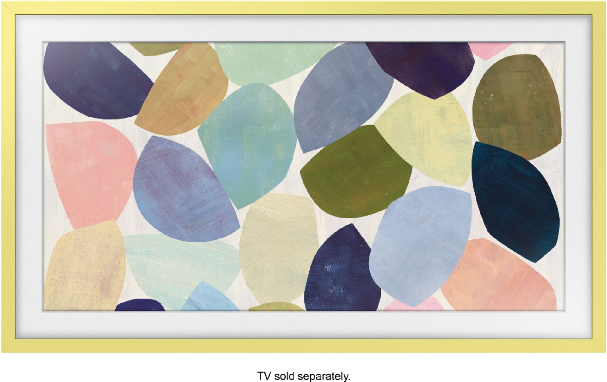 Zoom in on Alt View Zoom 11. Samsung - 32" The Frame Customizable Bezel - Vivid Lemon.