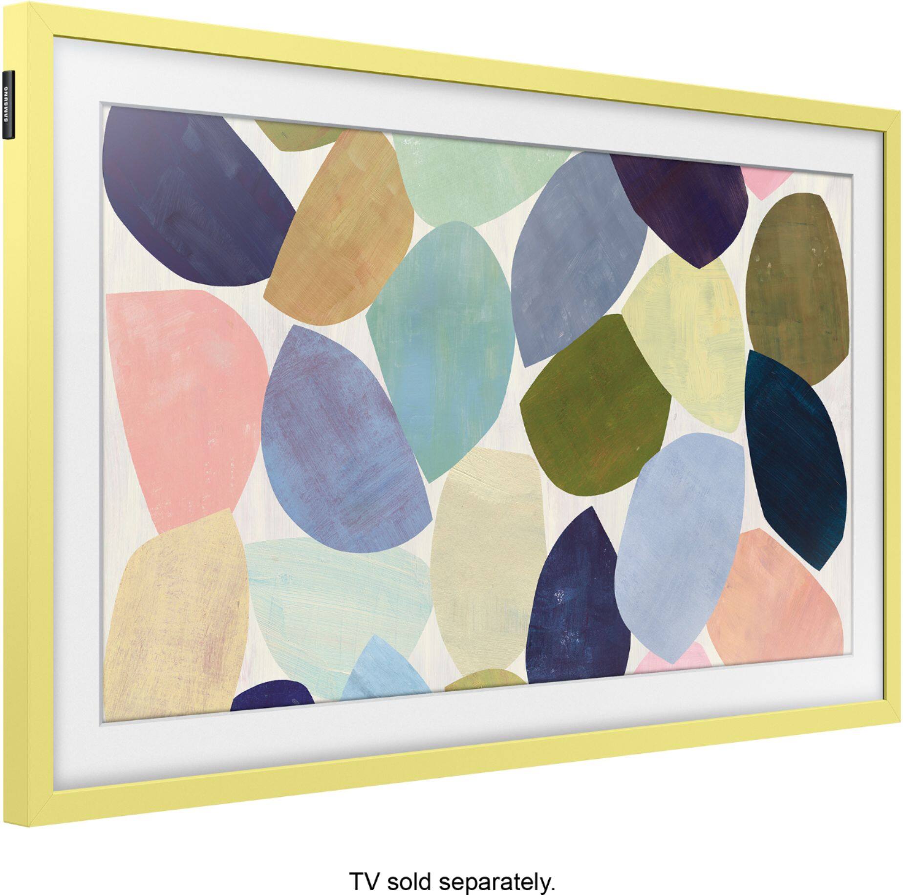 Zoom in on Alt View Zoom 12. Samsung - 32" The Frame Customizable Bezel - Vivid Lemon.