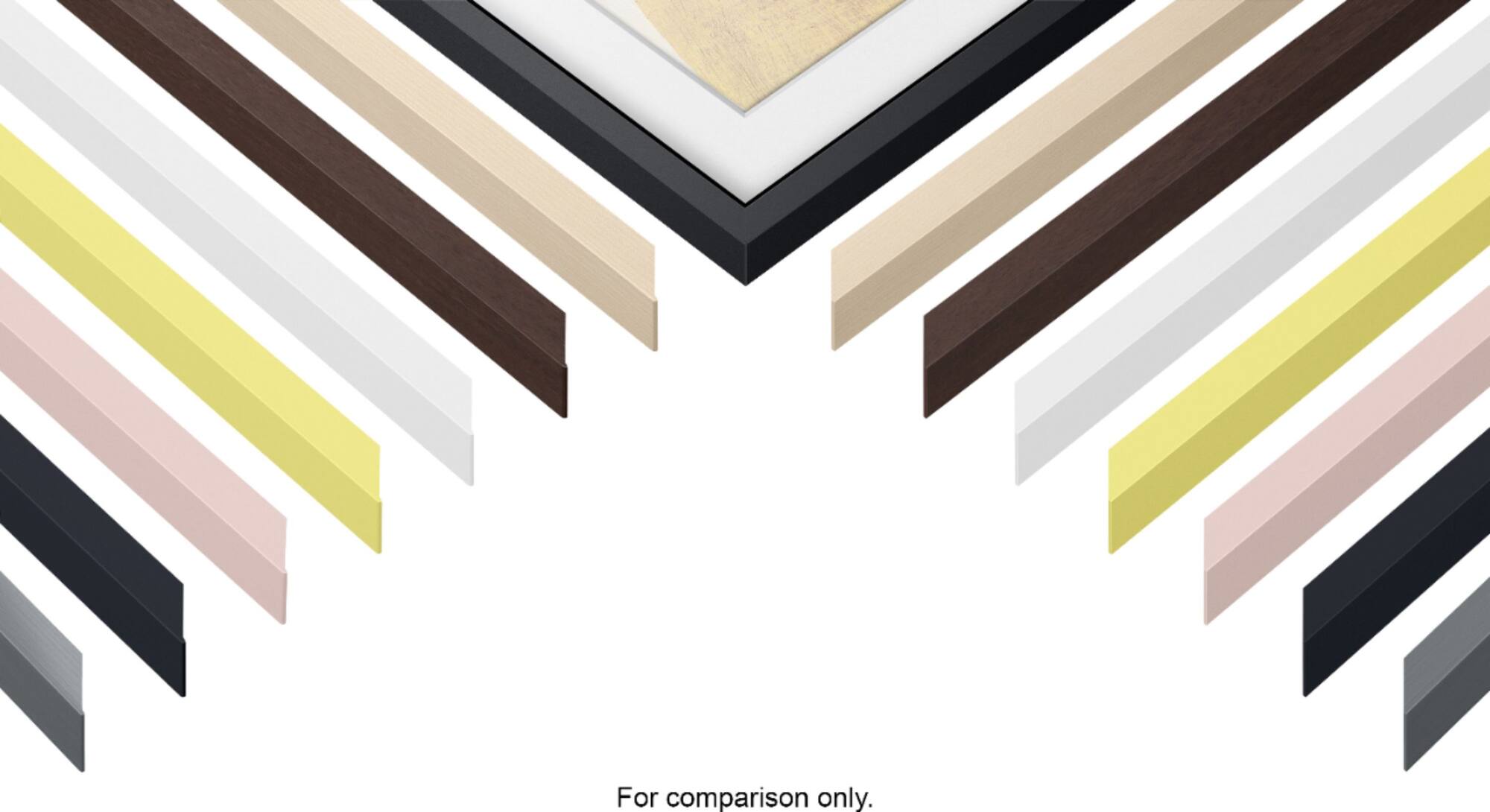 Zoom in on Alt View Zoom 15. Samsung - 32" The Frame Customizable Bezel - Vivid Lemon.