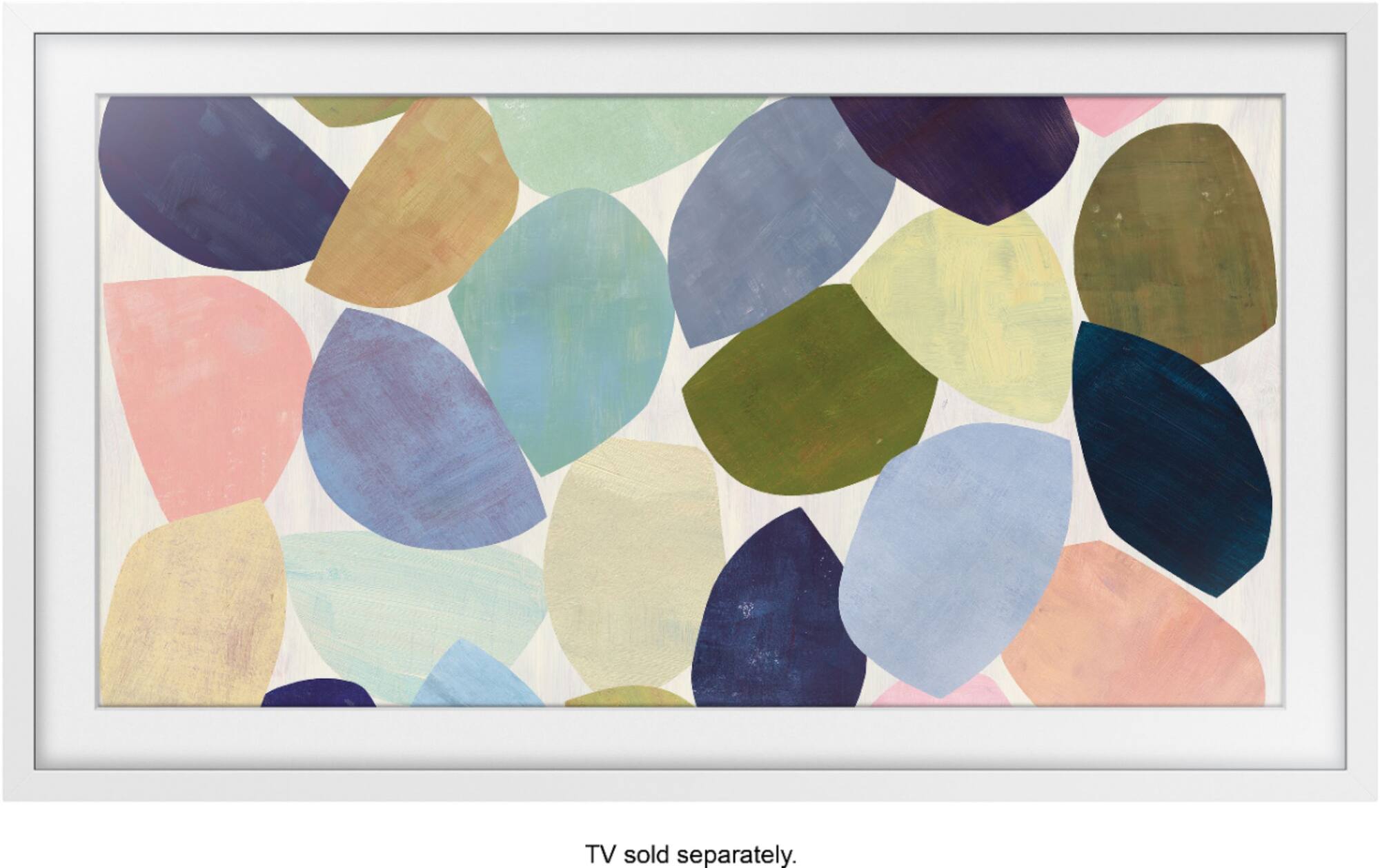 Zoom in on Alt View Zoom 11. Samsung - 32" The Frame Customizable Bezel - White.