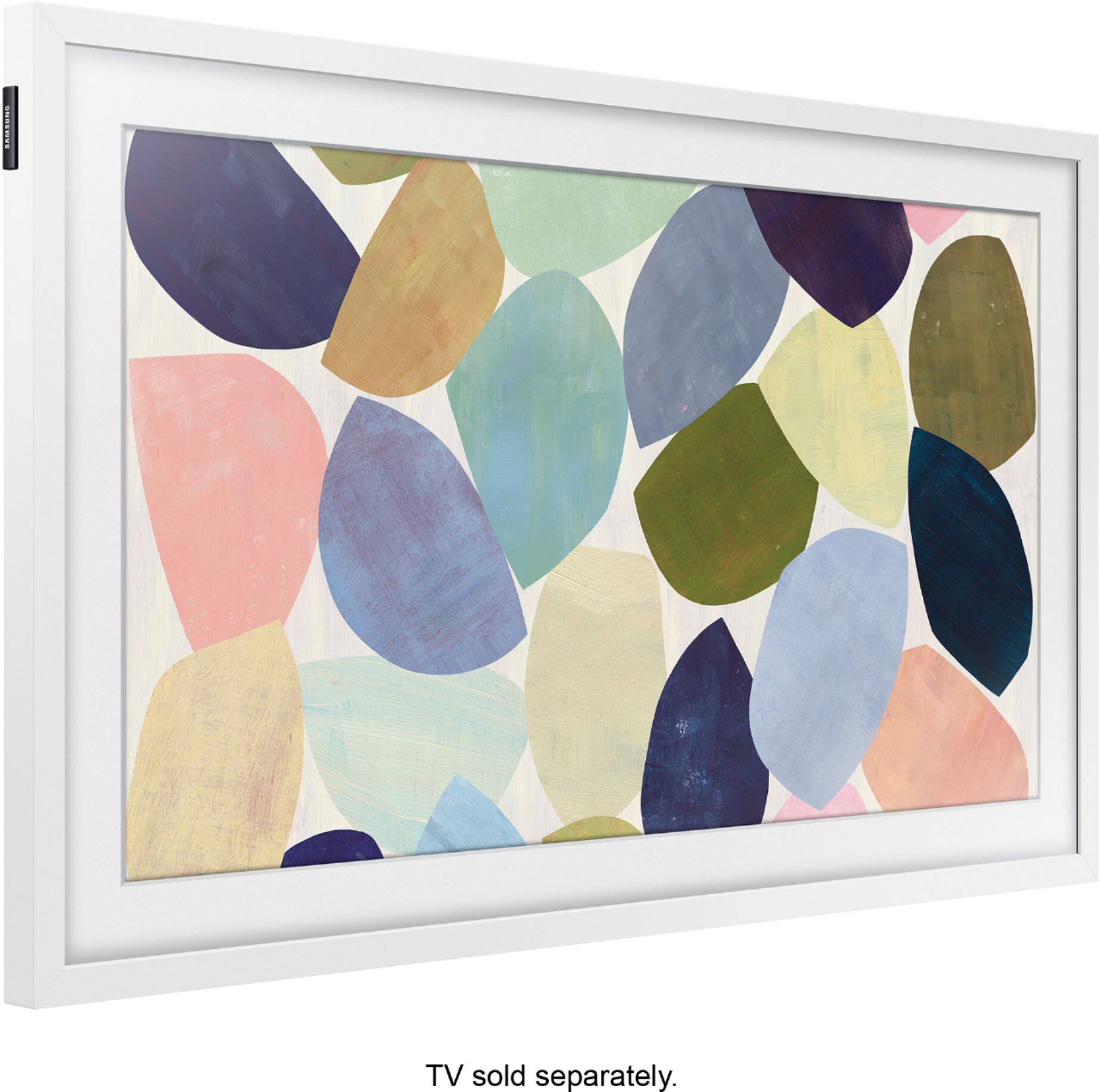 Zoom in on Alt View Zoom 12. Samsung - 32" The Frame Customizable Bezel - White.