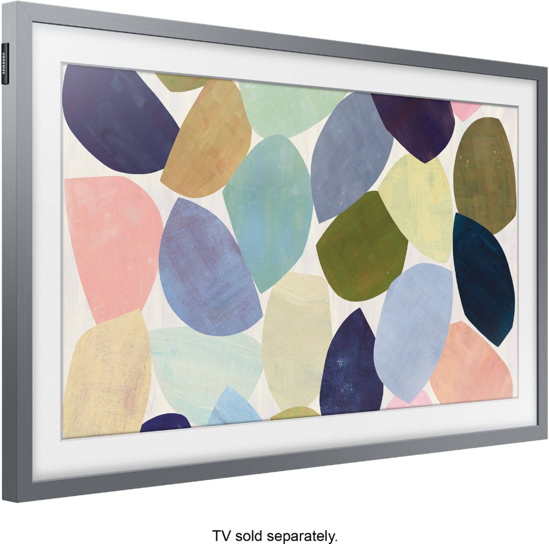 Zoom in on Alt View Zoom 12. Samsung - 32" The Frame Customizable Bezel - Platinum.