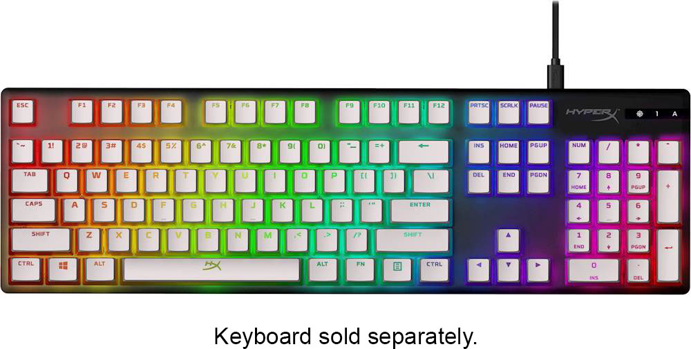 HyperX Pudding Keycaps PBT Kit 4P5P5AA#ABA/HKCPXP-WT-US/G Best Buy