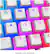 Alt View 15. HyperX - Pudding Keycaps PBT Upgrade Kit - White.