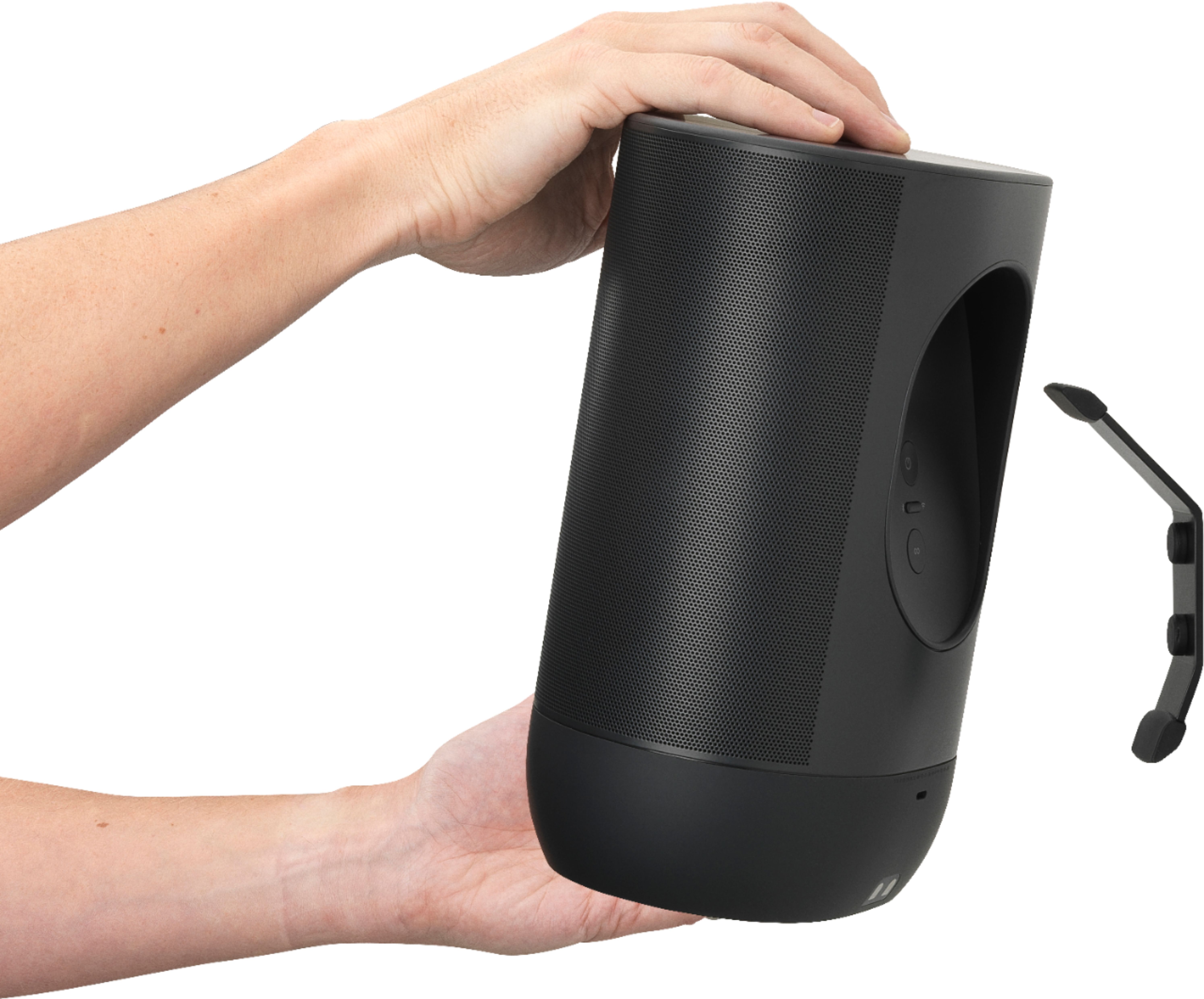 Wall Mount Bracket Holder for Sonos Move Portable Speaker Charging Enabled Black 