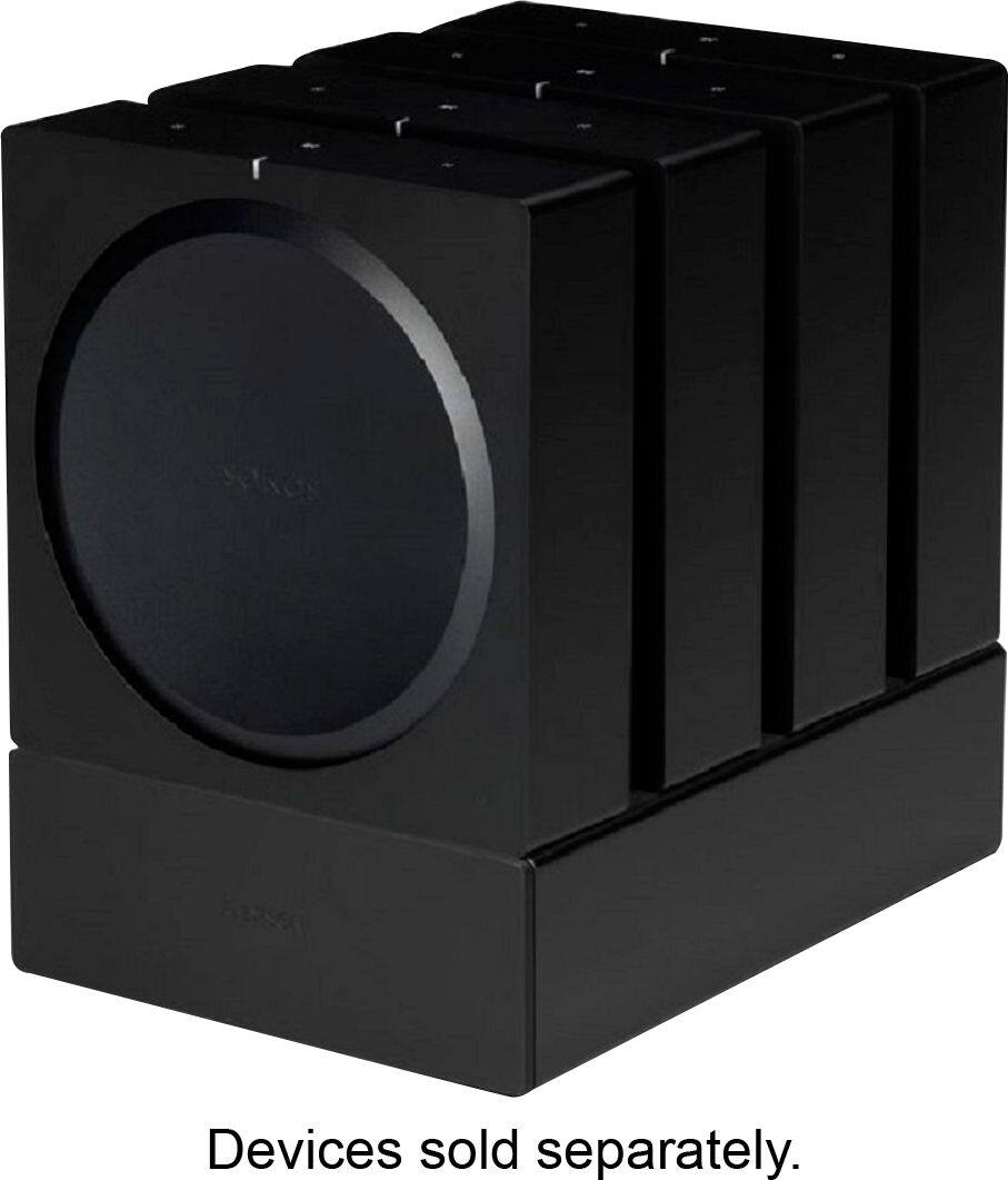 Best Buy: Flexson Dock for 4 Sonos Amps Black AAV-FLXSAX4DK1021