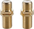 Rocketfish™ - Coaxial Cable Couplers (2 Pack) - Gold