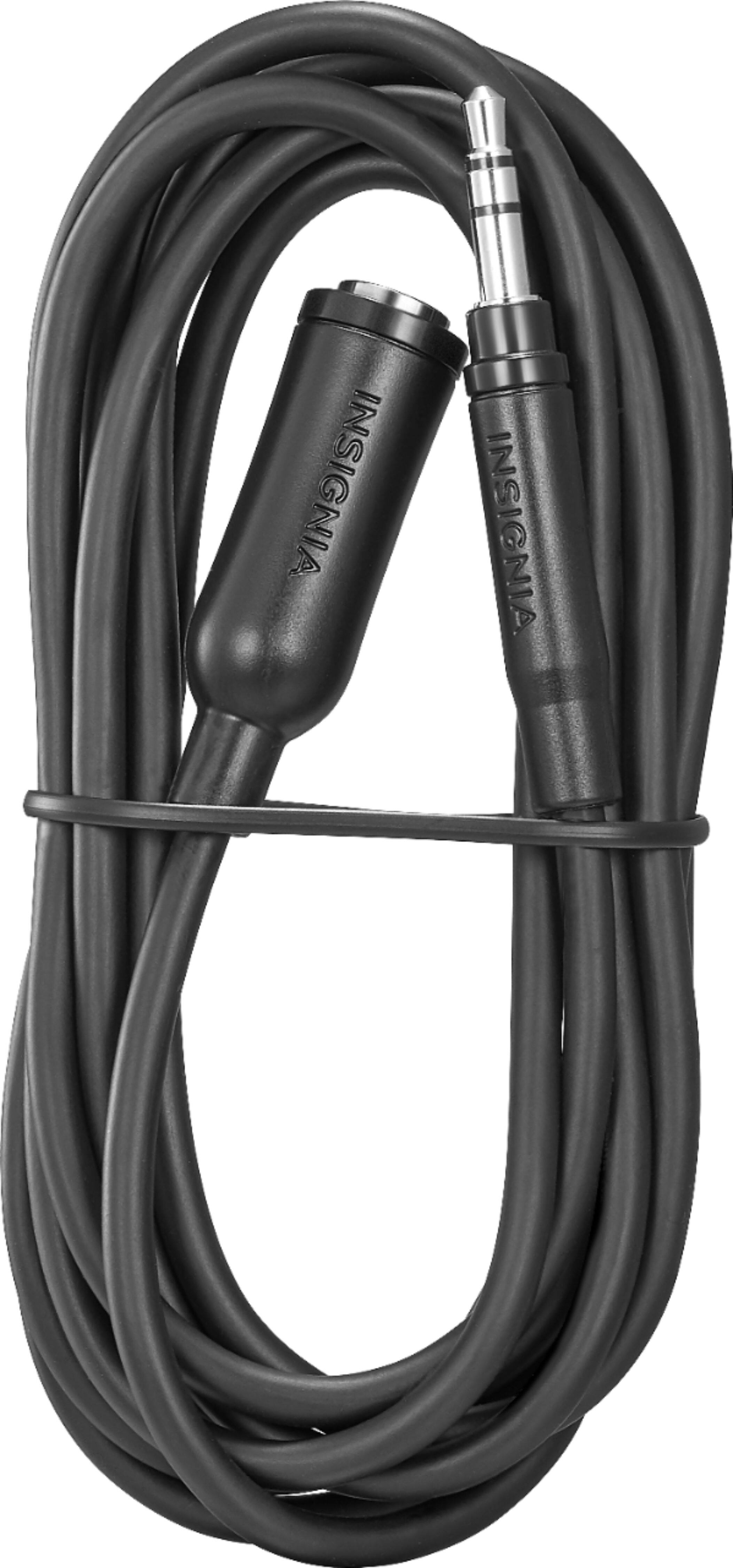 Alt View 12. Insignia™ - 6' 3.5mm Extension Cable - Black.