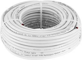 Insignia™ - 100' In-wall Rated Speaker Cable - White - Front_Zoom