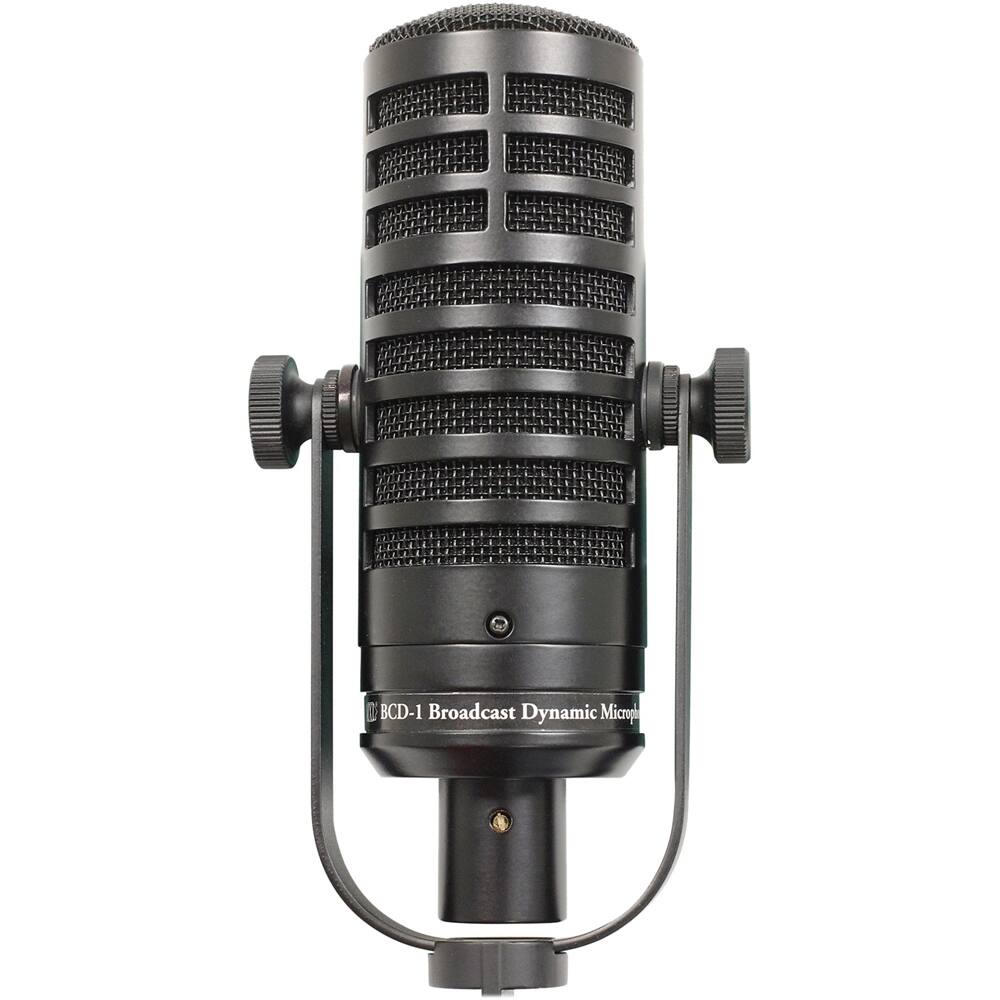 Front. MXL - Broadcast Dynamic Microphone - Black.