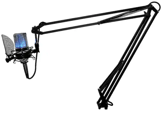 Front. MXL - Overstream 990 Blizzard Microphone Bundle - Black.