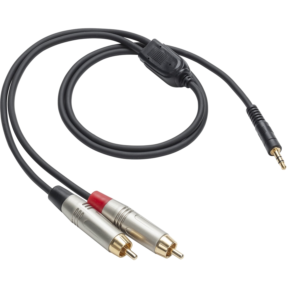 Angle View: Cordial - Instrument/Guitar Cable with Neutrik Style Connectors (REAN) - Black