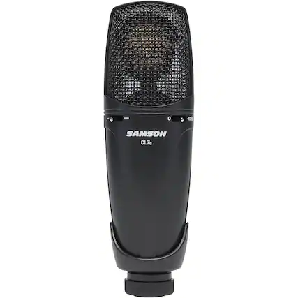 Front. Samson - Microphone - Black.