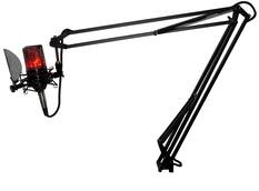 Front. MXL - Overstream 990 Blaze Microphone Bundle - Black.