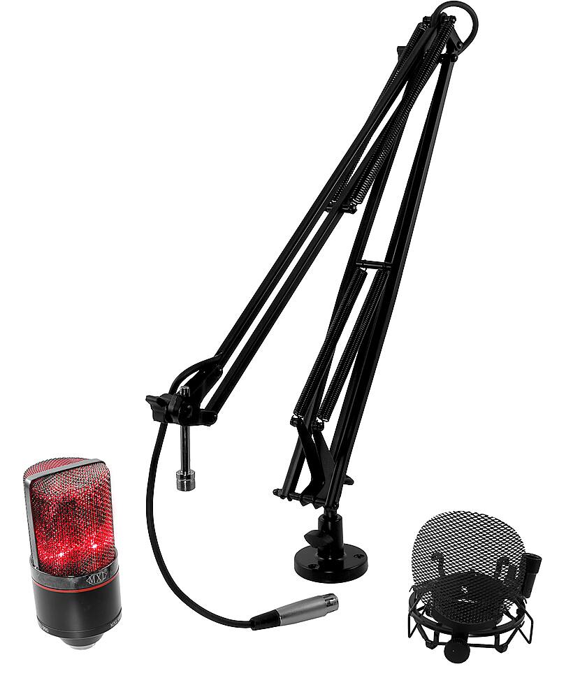 Left. MXL - Overstream 990 Blaze Microphone Bundle - Black.