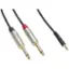 Left. Samson - 9' Audio Cable - Black.