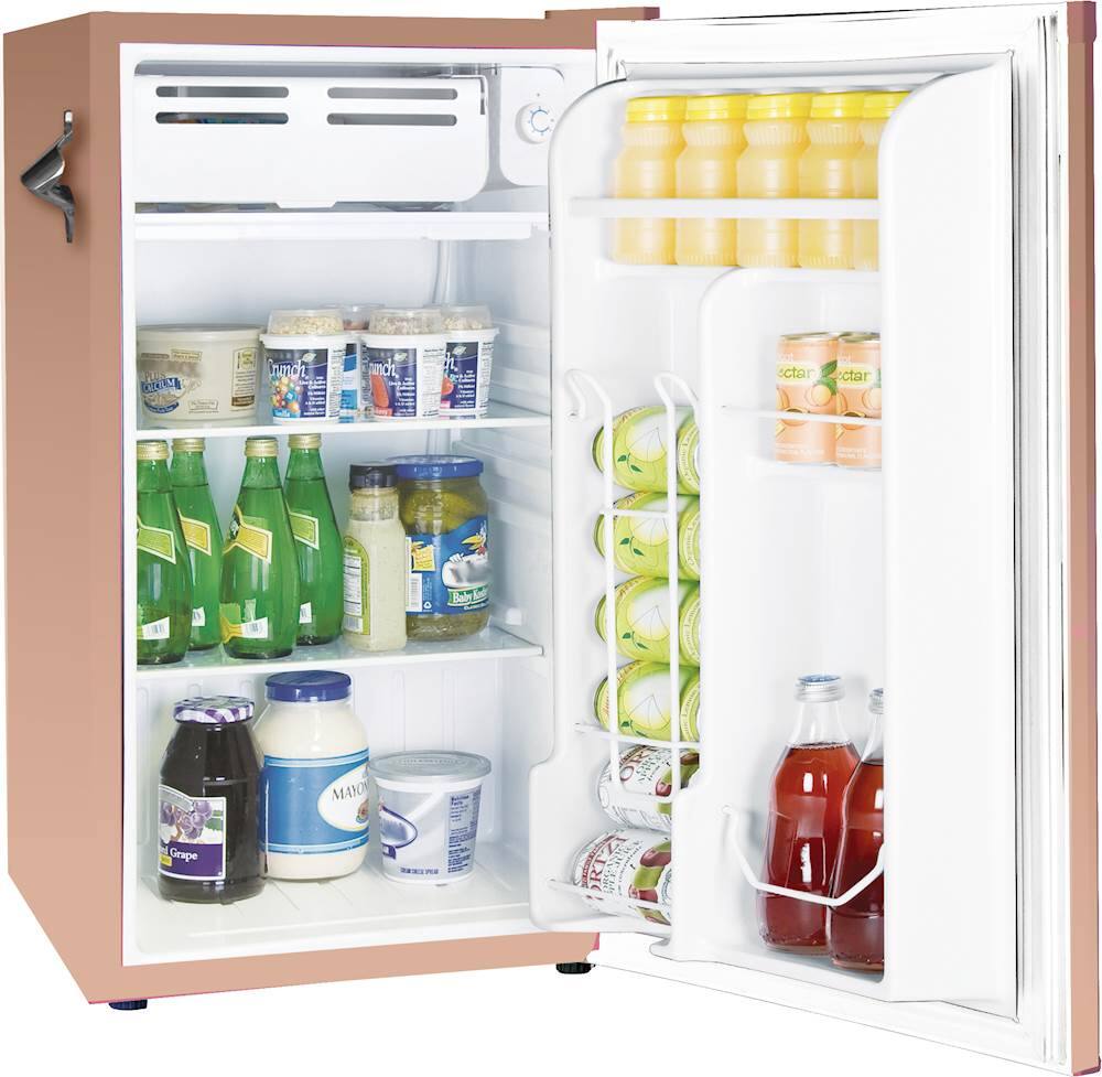 Alt View 11. Frigidaire - 3.2 Cu. Ft. Mini Fridge with Side Bottle Opener - Coral.