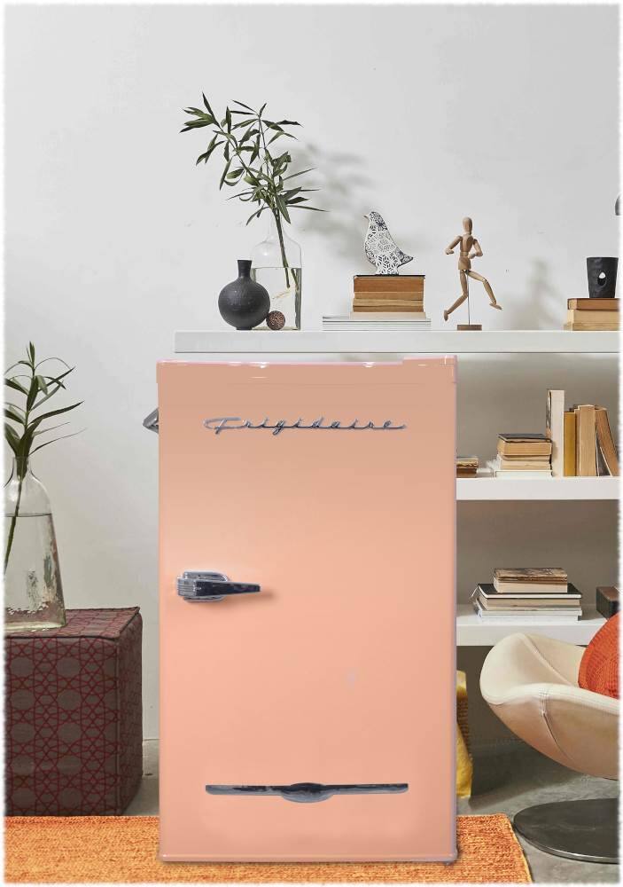 Alt View 14. Frigidaire - 3.2 Cu. Ft. Mini Fridge with Side Bottle Opener - Coral.