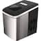 Frigidaire - 26-Lb. Portable Ice Maker - Stainless Steel-Front_Standard