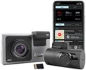Cobra - SC 400D Dual-View Smart Dash Cam with Rear-View Accessory Camera - Black/Silver