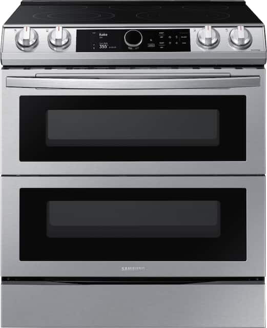 6.3 cu. ft. Smart Freestanding Electric Range with Flex Duo™, No