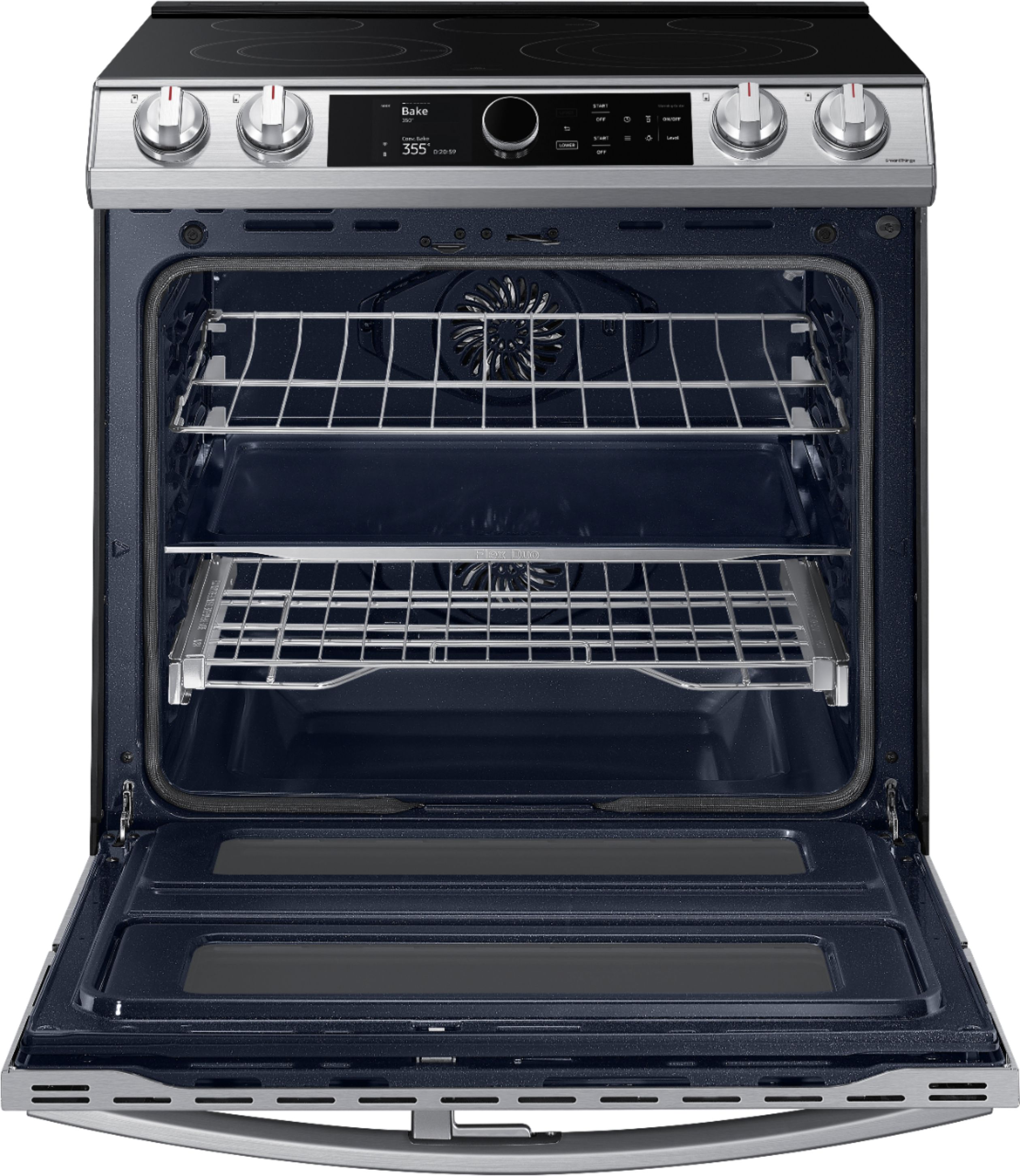 Samsung 30-inch Freestanding Electric Range with Flex Duo™ NE63A6751SS