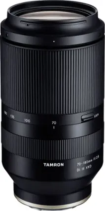 Front. Tamron - 70-180mm f/2.8 Di III VXD Telephoto Zoom Lens for Sony E-Mount - Black.