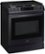 Angle Zoom. Samsung - 6.0 Cu. Ft. Front Control Slide-in Gas Range with Smart Dial, Air Fry & Wi-Fi, Fingerprint Resistant - Black stainless steel.