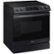 Angle Zoom. Samsung - 6.3 cu. ft. Front Control Slide-In Electric Convection Range with Air Fry & Wi-Fi, Fingerprint Resistant - Black stainless steel.