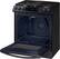 Alt View 16. Samsung - 6.0 cu. ft. Front Control Slide-In Gas Range with Convection & Wi-Fi, Fingerprint Resistant - Black Stainless Steel.