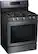 Angle. Samsung - 5.8 Cu. Ft. Freestanding Gas Convection Range with Air Fry, Fingerprint Resistant.
