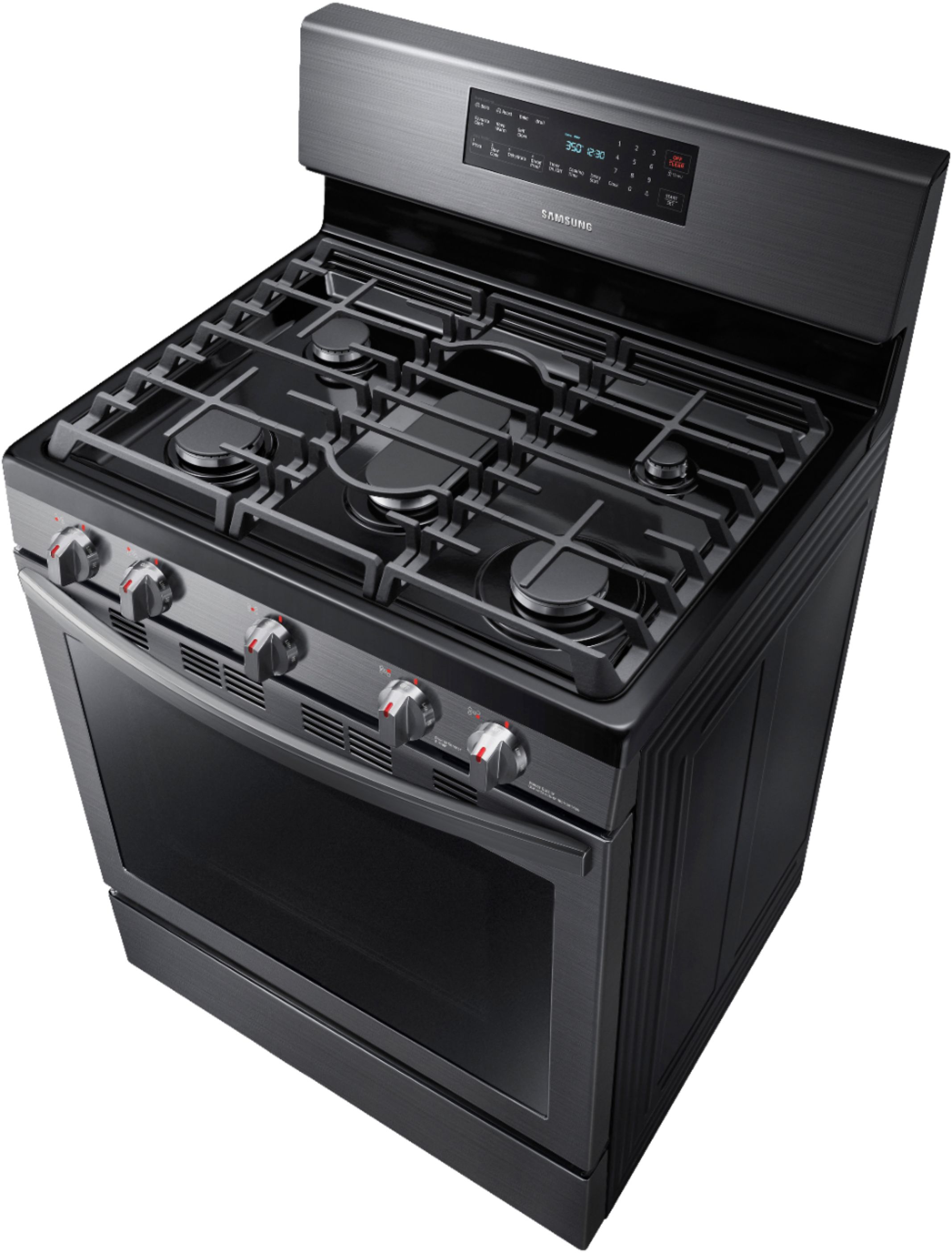 Best Buy: Samsung 5.8 Cu. Ft. Freestanding Gas Convection Range with Air Fry  Stainless Steel NX58T7511SS/AA